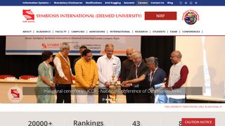 
                            4. Symbiosis International (Deemed University) | India's Leading ...