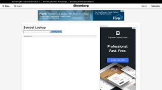
                            10. Symbol Lookup - Bloomberg
