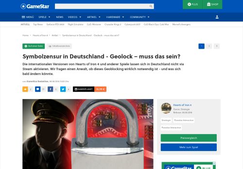 
                            11. Symbolzensur in Deutschland - Geolock – muss das sein? - GameStar