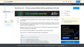 
                            1. Symfony 3.4 - Check unique fields before updating to the db ...