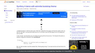 
                            8. Symfony 4 demo with adminlte bootstrap thema - Stack Overflow