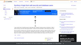 
                            7. Symfony 4 login form with security and database users - Stack Overflow