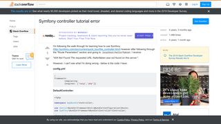 
                            12. Symfony controller tutorial error - Stack Overflow