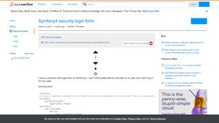 
                            12. Symfony4 security login form - Stack Overflow