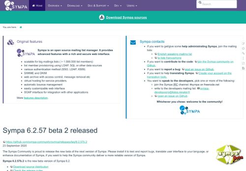 
                            13. Sympa 6.2.37 beta released [Sympa mailing list server]