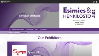 
                            11. Sympa HR - Exhibitor catalogue / Esimies & Henkilöstö 2017, Helsinki ...