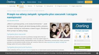 
                            6. Sympatia plus szacunek i szczypta namiętności | eDarling