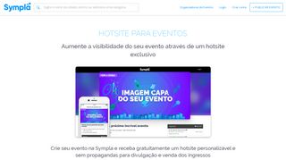 
                            5. Sympla - Hotsite para Eventos