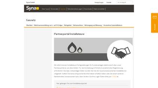 
                            2. Syna GmbH - Partnerportal Installateure