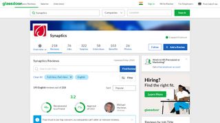 
                            11. Synaptics Reviews | Glassdoor.co.in