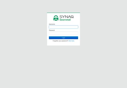 
                            2. SYNAQ SecureMail :: Login