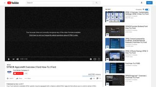 
                            4. SYNC® AppLink® Overview | Ford How-To | Ford - YouTube