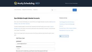 
                            8. Sync Multiple Google Calendar Accounts – Acuity Scheduling