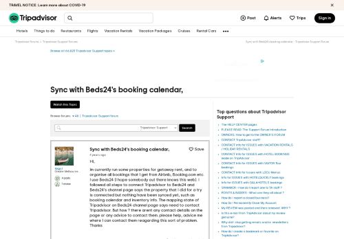 
                            12. Sync with Beds24's booking calendar, - TripAdvisor Support Forum