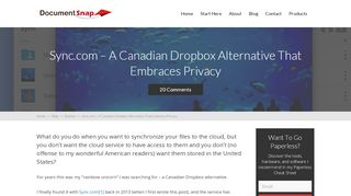 
                            10. Sync.com - A Canadian Dropbox Alternative That Embraces Privacy