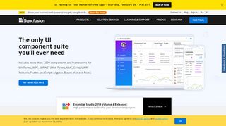 
                            2. Syncfusion: .NET, Xamarin, JavaScript, Angular UI components