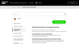 
                            7. Synchronisation et enregistrement | Assistance de Firefox