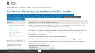 
                            5. Synchronising your desktop and online libraries - EndNote - Library ...