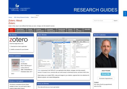 
                            4. Synchronize your library - Zotero - GSU Library Research Guides at ...