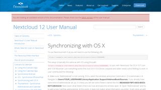 
                            6. Synchronizing with OS X — Nextcloud 12 User Manual 12 ...