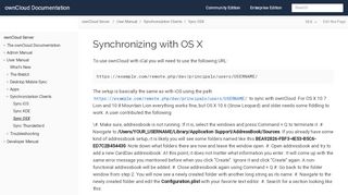 
                            13. Synchronizing with OS X :: ownCloud Documentation