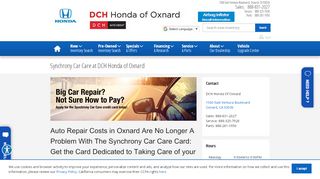 
                            6. Synchrony Car Care Card | Auto Repair Credit Card in Oxnard, CA