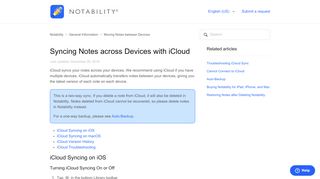 
                            11. Syncing Notes across Devices with iCloud – Notability