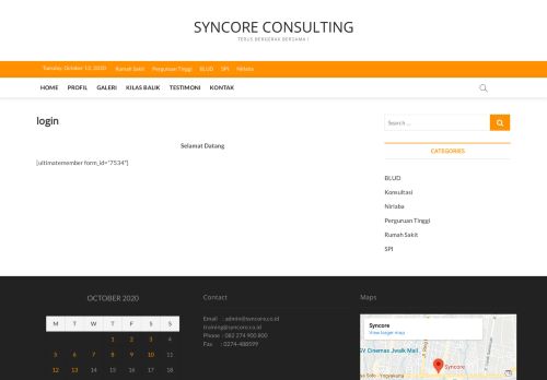 
                            2. SYNCORE CONSULTING - login