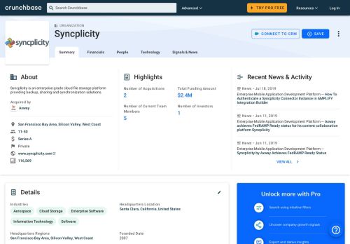 
                            10. Syncplicity | Crunchbase