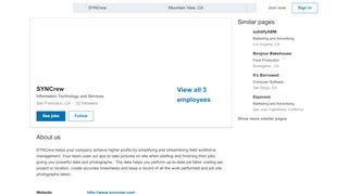 
                            4. SYNCrew | LinkedIn