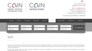 
                            2. Syndic - Centre Gestion Immo National - Nice