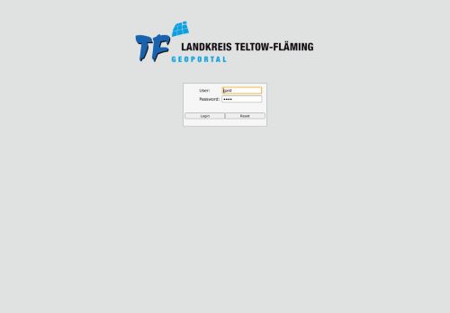 
                            13. SYNERGIS Login - Geoportal Teltow-Fläming