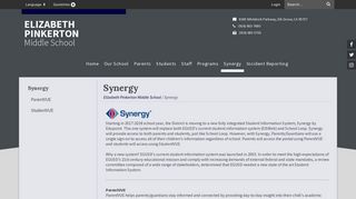 
                            5. Synergy - Elizabeth Pinkerton Middle School