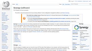 
                            12. Synergy (software) - Wikipedia