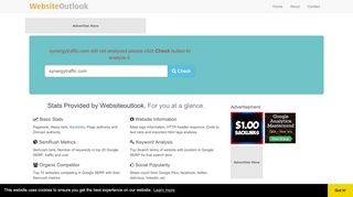 
                            11. Synergytraffic : Website stats and valuation