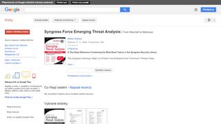 
                            2. Syngress Force Emerging Threat Analysis: From Mischief to Malicious