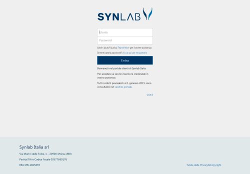 
                            2. synlab: Portale service