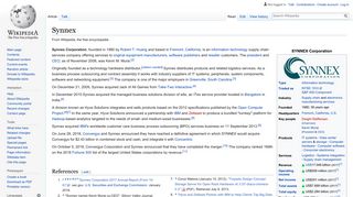 
                            10. Synnex - Wikipedia