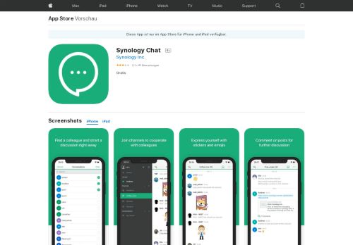 
                            6. Synology Chat im App Store - iTunes - Apple