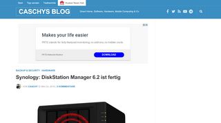 
                            9. Synology: DiskStation Manager 6.2 ist fertig - Caschys Blog