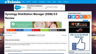 
                            4. Synology DiskStation Manager (DSM) 6.0 Review | Page 3 of 11 ...