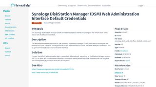 
                            12. Synology DiskStation Manager (DSM) Web Administration Interface ...
