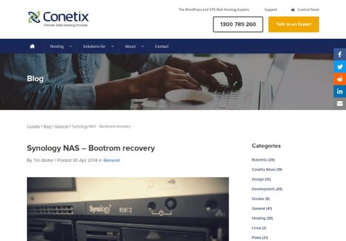 
                            8. Synology NAS - Bootrom recovery • Conetix