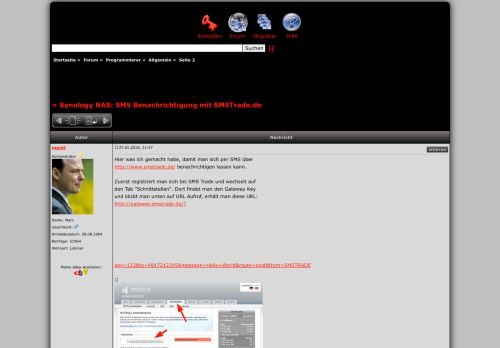 
                            6. Synology NAS: SMS Benachrichtigung mit SMSTrade.de - Forum ...