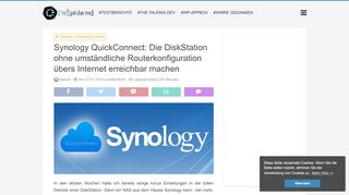 
                            9. Synology QuickConnect: Die DiskStation ohne umständliche ...