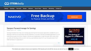 
                            8. Synopass Password manager for Synology - ITSMDaily.com