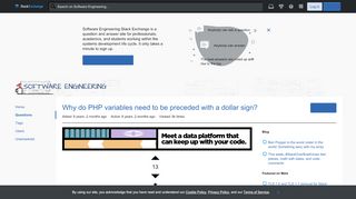 
                            6. syntax - Why do PHP variables need to be preceded with a dollar ...