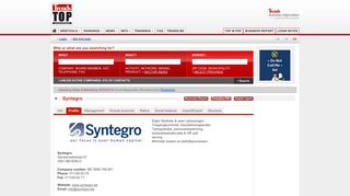 
                            7. Syntegro NV - BE 0890.756.641 - Beverlo - Activity - Trends Top