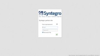 
                            1. Syntegro Partner Site