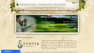 
                            3. SYNTEK GLOBAL - XTREME FUEL TREATMENT - Home